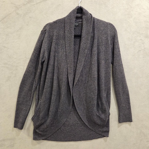 Barefoot Dreams Sweaters - Barefoot Dreams Cozychic‎ Lite Cardigan Sweater Womens XS/S Black Pockets Soft